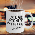 KROPSIS The One Only Legend Has Retired Ceramic Coffee Mug White