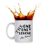 KROPSIS The One Only Legend Has Retired Ceramic Coffee Mug White