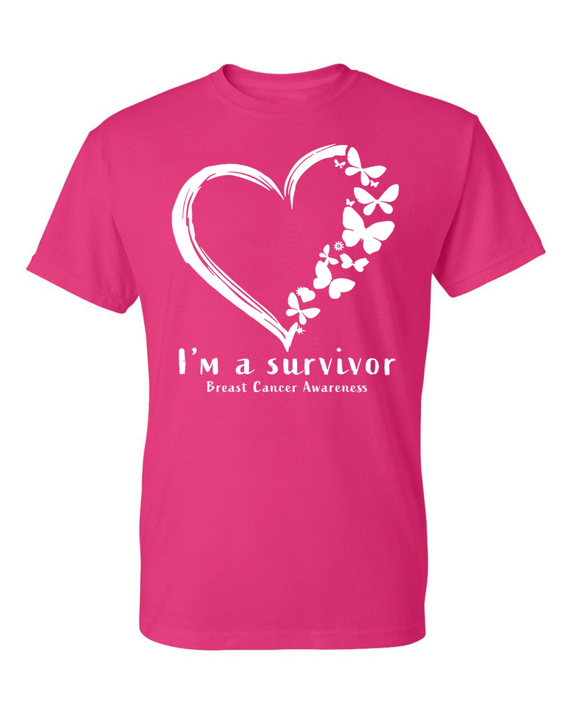 Kropsis I am Survivor Breast Cancer Awareness Men s T Shirt kropsis