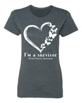 Kropsis I am a Survivor I Breast Cancer Awareness Women's T-Shirt