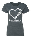 Kropsis I am a Survivor I Breast Cancer Awareness Women's T-Shirt