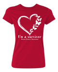 Kropsis I am a Survivor I Breast Cancer Awareness Women's T-Shirt