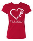 Kropsis I am a Survivor I Breast Cancer Awareness Women's T-Shirt